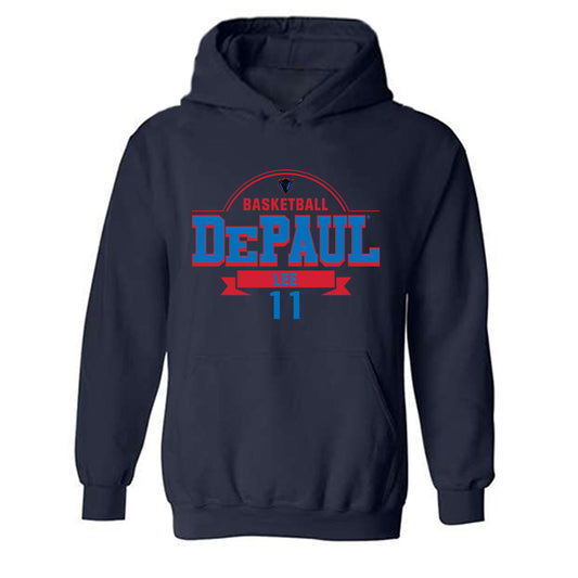 DePaul - NCAA Women's Basketball : Sumer Lee - Classic Fashion Shersey Hooded Sweatshirt-0