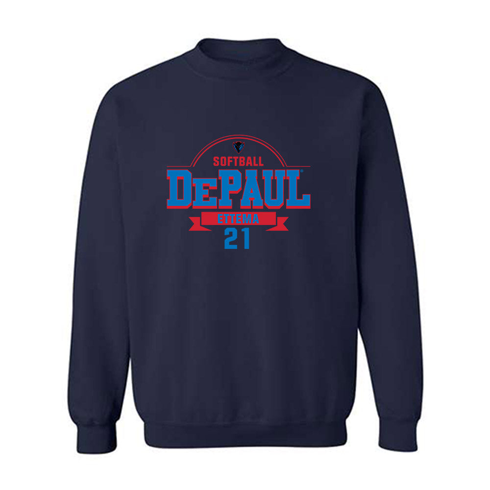 DePaul - NCAA Softball : Lydia Ettema - Classic Fashion Shersey Crewneck Sweatshirt-0