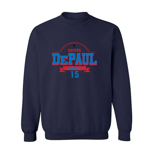 DePaul - NCAA Men's Soccer : Eli Wachs - Classic Fashion Shersey Crewneck Sweatshirt-0