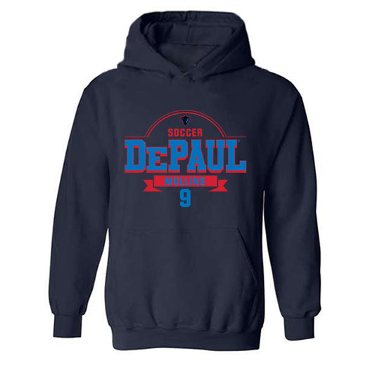 DePaul - NCAA Men's Soccer : Liam Mullins - Classic Fashion Shersey Hooded Sweatshirt-0