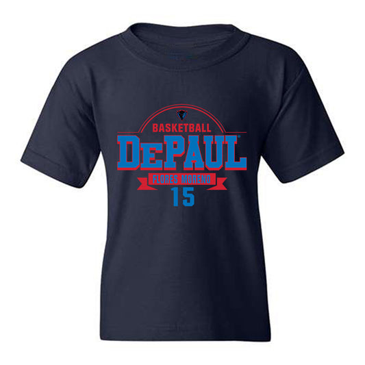 DePaul - NCAA Men's Basketball : Fabian Flores Moreno - Classic Fashion Shersey Youth T-Shirt-0