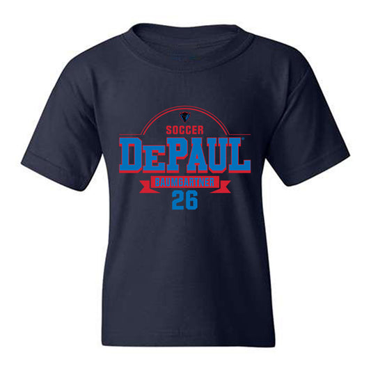 DePaul - NCAA Men's Soccer : Christian Baumgartner - Classic Fashion Shersey Youth T-Shirt-0