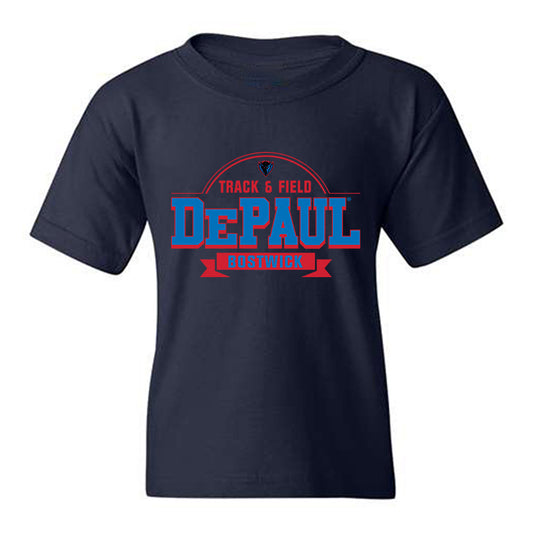 DePaul - NCAA Men's Track & Field : Hunter Bostwick - Classic Fashion Shersey Youth T-Shirt-0