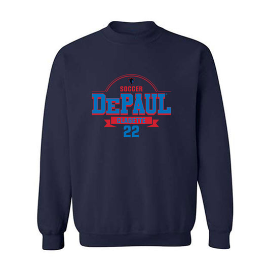 DePaul - NCAA Men's Soccer : Jordan Clagette - Classic Fashion Shersey Crewneck Sweatshirt-0