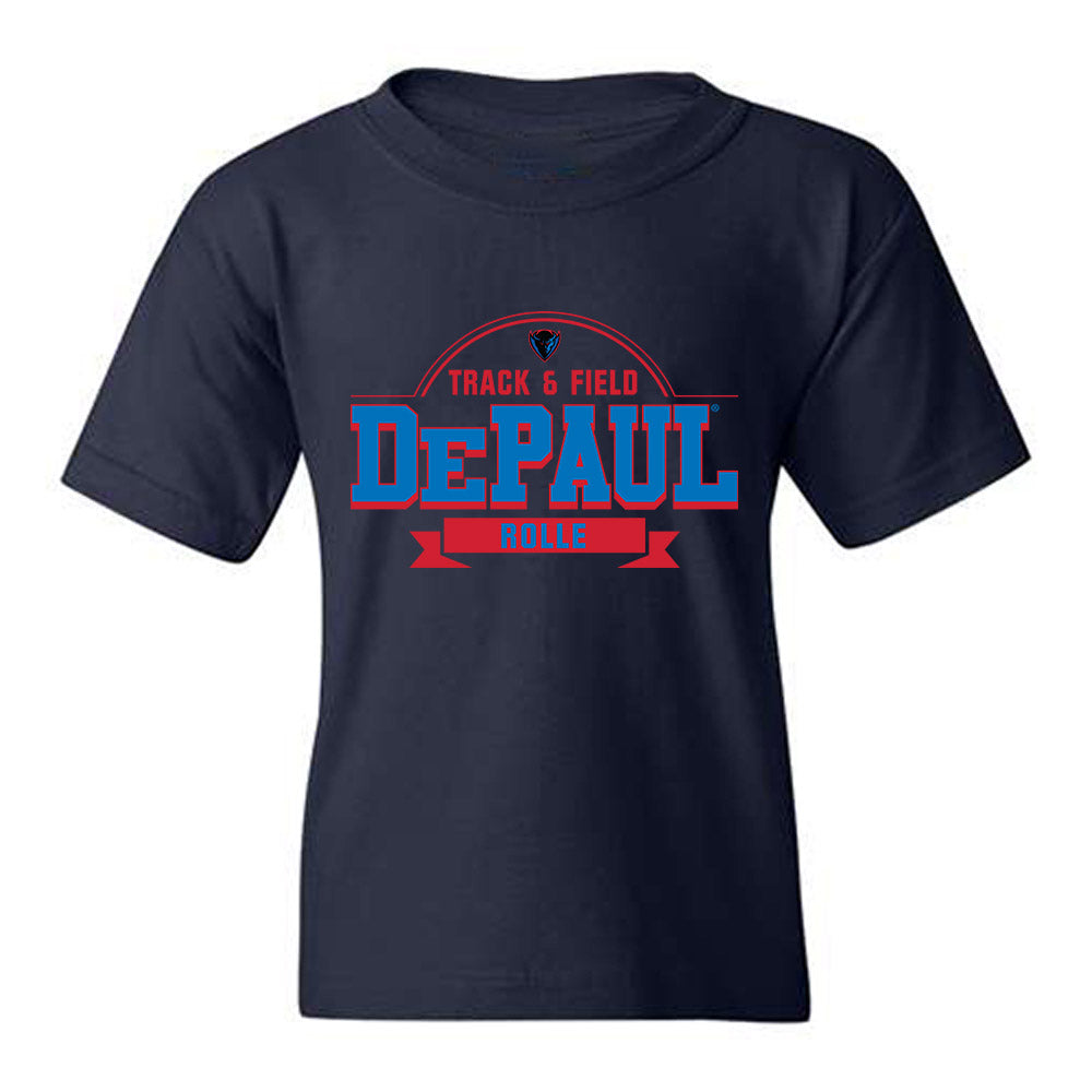 DePaul - NCAA Men's Track & Field : Meech Rolle - Classic Fashion Shersey Youth T-Shirt-0