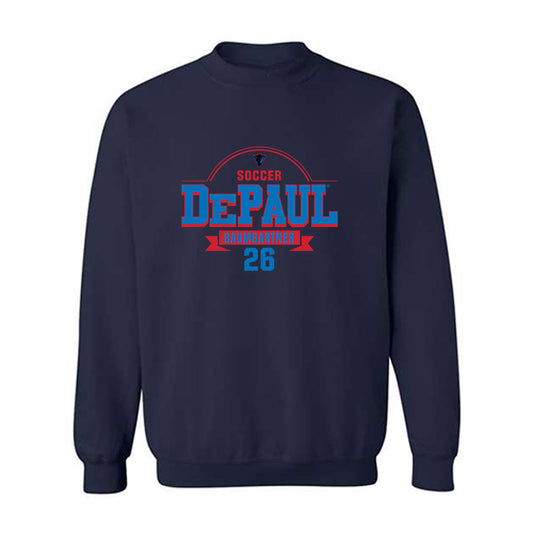 DePaul - NCAA Men's Soccer : Christian Baumgartner - Classic Fashion Shersey Crewneck Sweatshirt-0