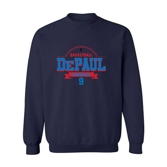 DePaul - NCAA Women's Basketball : Meg Newman - Classic Fashion Shersey Crewneck Sweatshirt-0