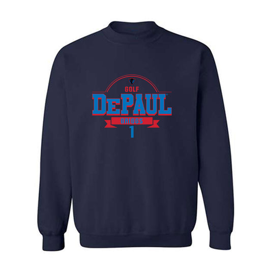 DePaul - NCAA Men's Golf : David Griggs - Classic Fashion Shersey Crewneck Sweatshirt-0