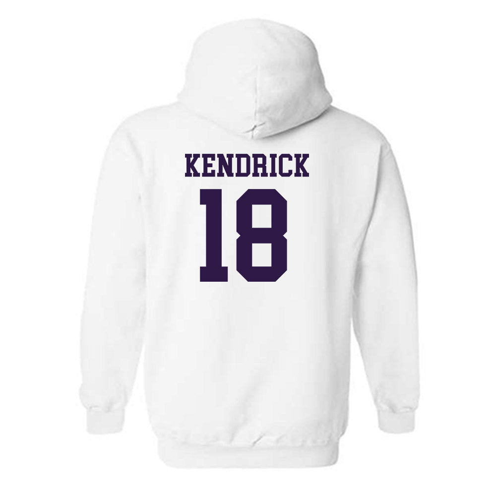 Kansas State - NCAA Baseball : Micah Kendrick - Classic Shersey Hooded Sweatshirt-1