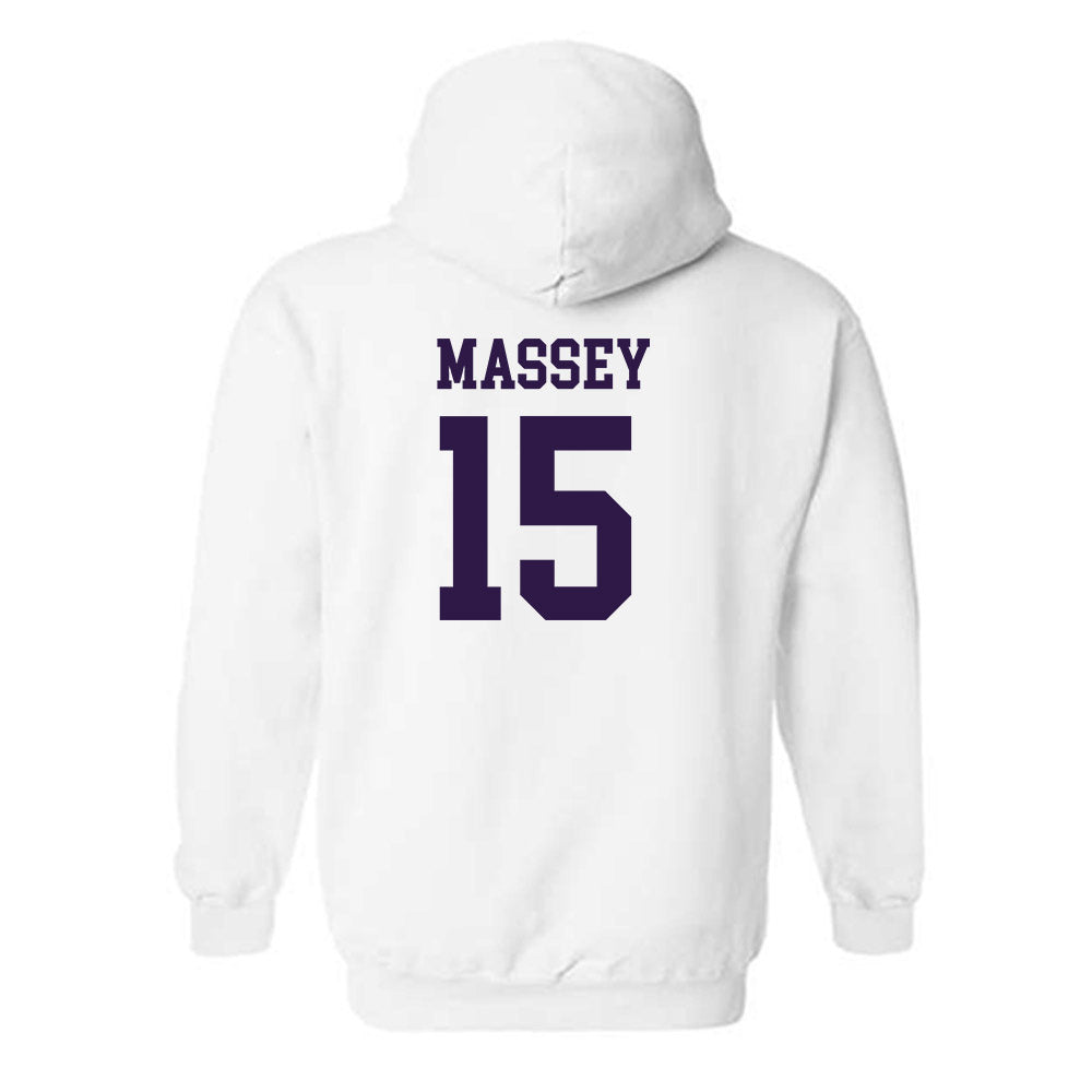 Kansas State - NCAA Women's Volleyball : Addison Massey - Classic Shersey Hooded Sweatshirt-1