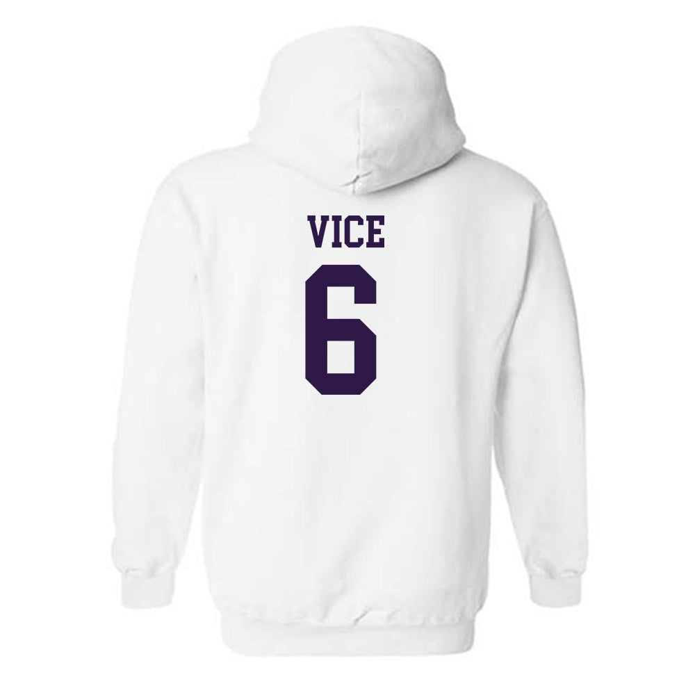 Kansas State - NCAA Men's Basketball : Brock Vice - Classic Shersey Hooded Sweatshirt-1