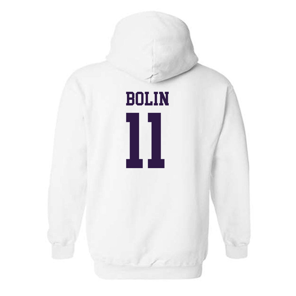 Kansas State - NCAA Baseball : Robby Bolin - Classic Shersey Hooded Sweatshirt-1