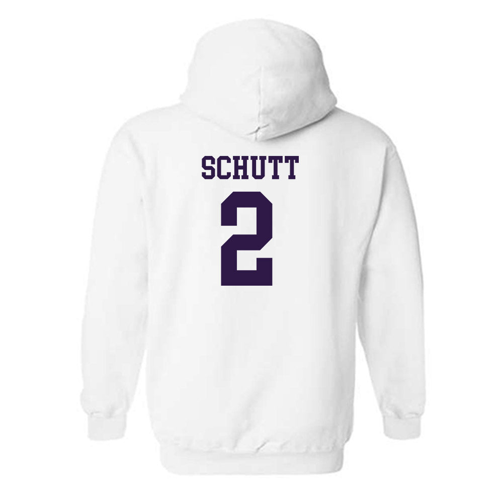 Kansas State - NCAA Men's Basketball : Jaden Schutt - Classic Shersey Hooded Sweatshirt-1