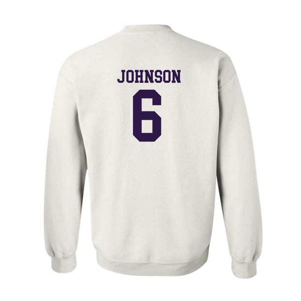 Kansas State - NCAA Men's Basketball : Marcus Johnson - Classic Shersey Crewneck Sweatshirt-1