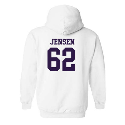 Kansas State - NCAA Football : Jordan Jensen - Classic Shersey Hooded Sweatshirt-1
