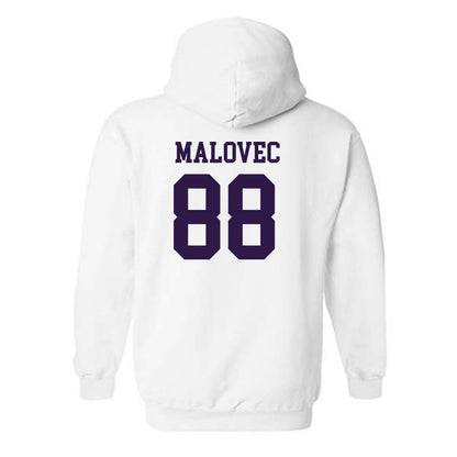 Kansas State - NCAA Men's Basketball : Timotej Malovec - Classic Shersey Hooded Sweatshirt-1