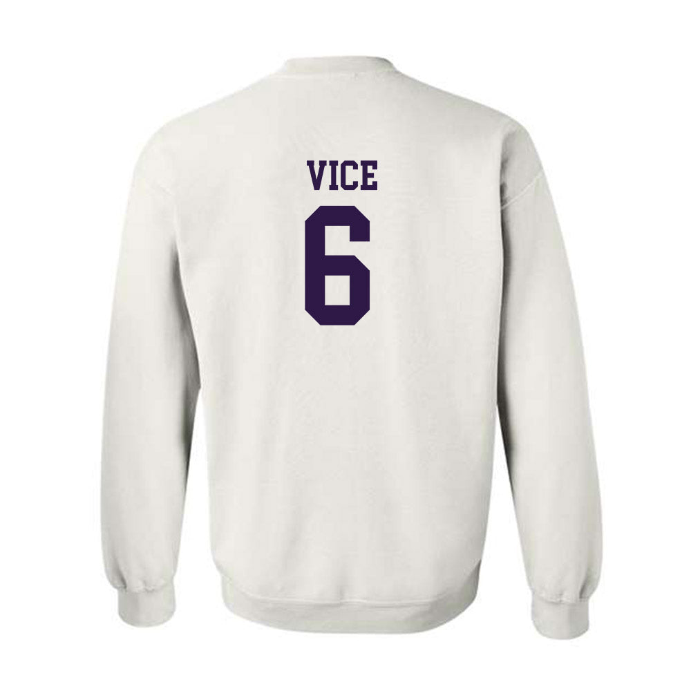 Kansas State - NCAA Men's Basketball : Brock Vice - Classic Shersey Crewneck Sweatshirt-1