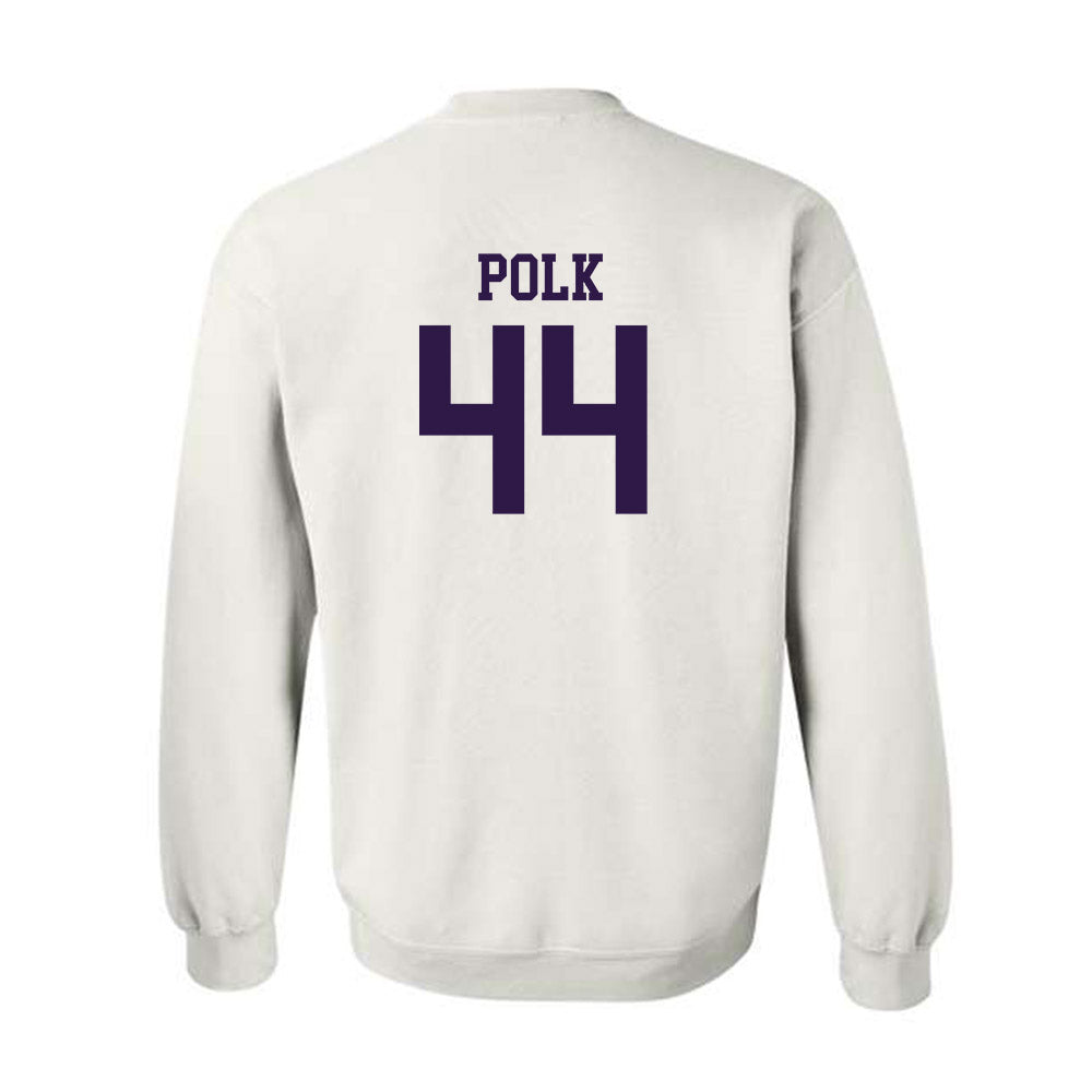 Kansas State - NCAA Football : Weston Polk - Classic Shersey Crewneck Sweatshirt-1