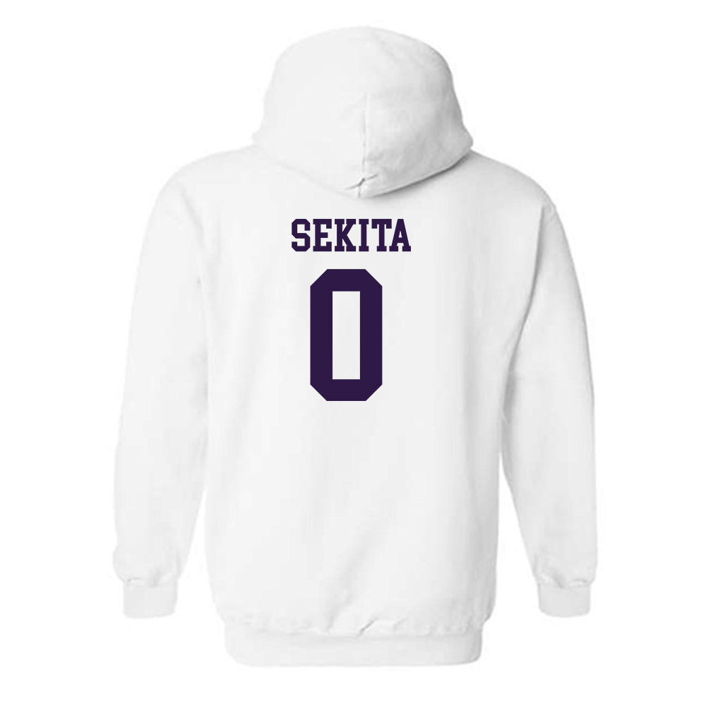 Kansas State - NCAA Women's Volleyball : Fuka Sekita - Classic Shersey Hooded Sweatshirt-1