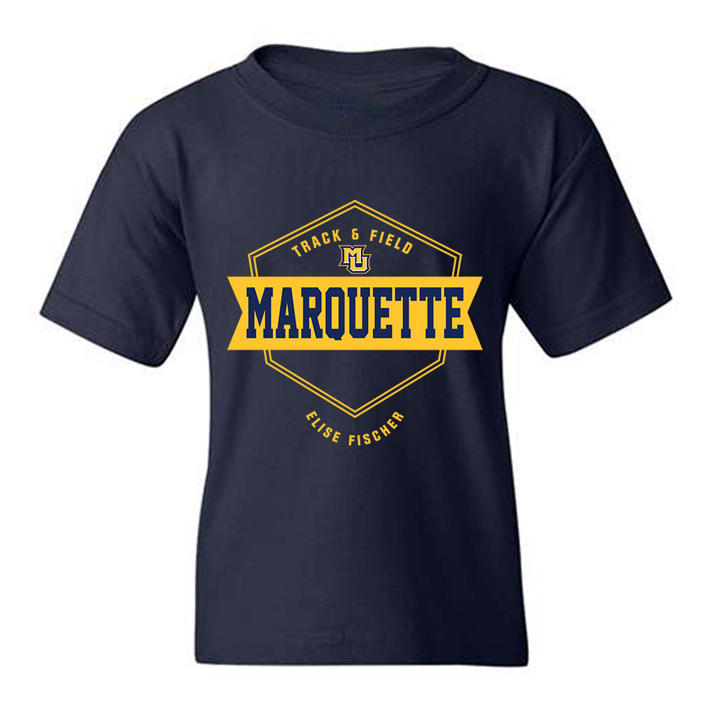 Marquette - NCAA Women's Track & Field : Elise Fischer - Fashion Shersey Youth T-Shirt-0