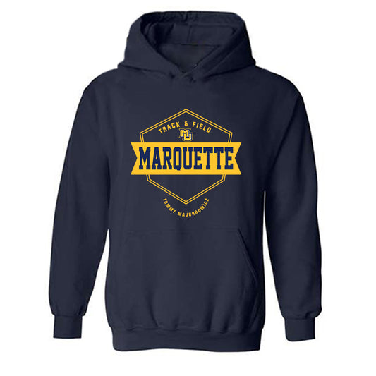 Marquette - NCAA Men's Track & Field : Tommy Majchrowicz - Fashion Shersey Hooded Sweatshirt-0