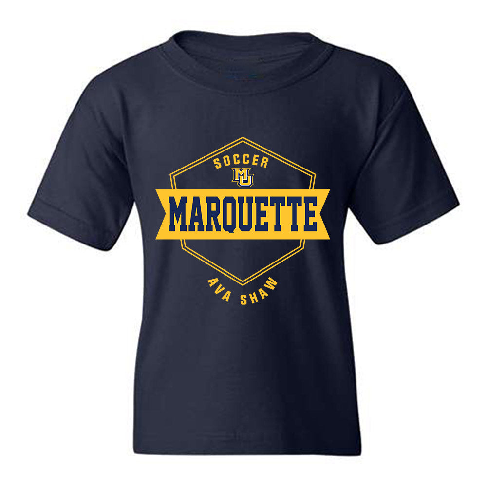 Marquette - NCAA Women's Soccer : Ava Shaw - Fashion Shersey Youth T-Shirt-0