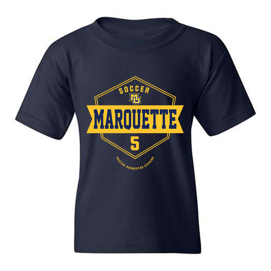 Marquette - NCAA Men's Soccer : Tristan Ronnestad-Stevens - Fashion Shersey Youth T-Shirt-0