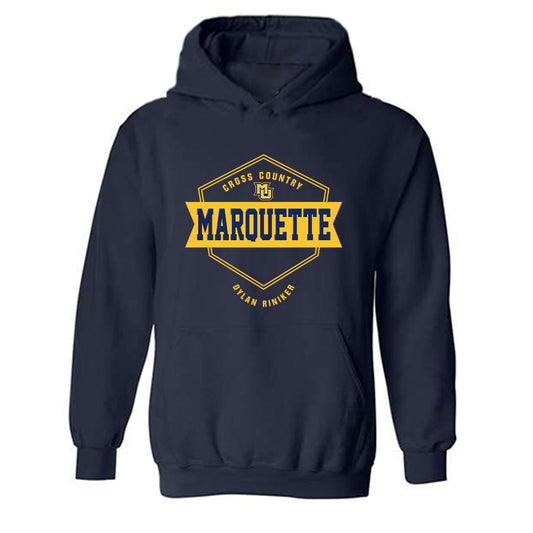 Marquette - NCAA Men's Cross Country : Dylan Riniker - Fashion Shersey Hooded Sweatshirt-0