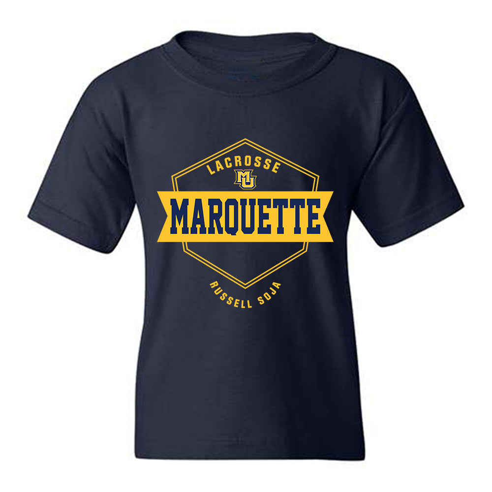 Marquette - NCAA Men's Lacrosse : Russell Soja - Fashion Shersey Youth T-Shirt-0