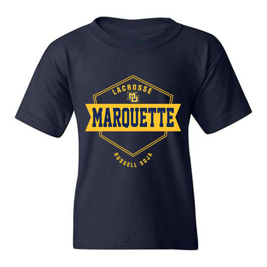 Marquette - NCAA Men's Lacrosse : Russell Soja - Fashion Shersey Youth T-Shirt-0