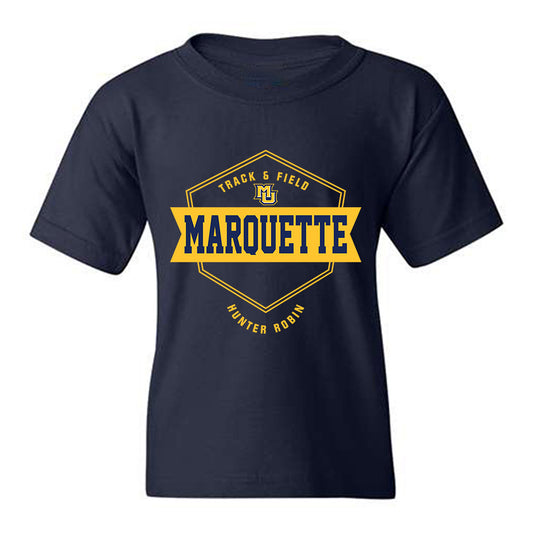 Marquette - NCAA Men's Track & Field : Hunter Robin - Fashion Shersey Youth T-Shirt-0