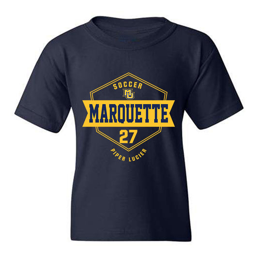 Marquette - NCAA Women's Soccer : Piper Lucier - Fashion Shersey Youth T-Shirt-0