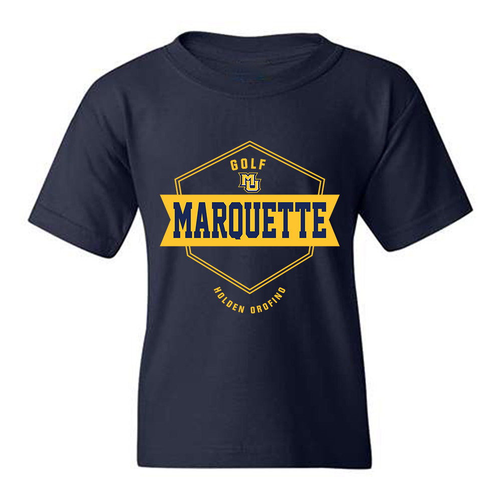 Marquette - NCAA Men's Golf : Holden Orofino - Fashion Shersey Youth T-Shirt-0