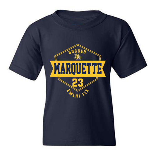 Marquette - NCAA Women's Soccer : Emlhi Fix - Fashion Shersey Youth T-Shirt-0