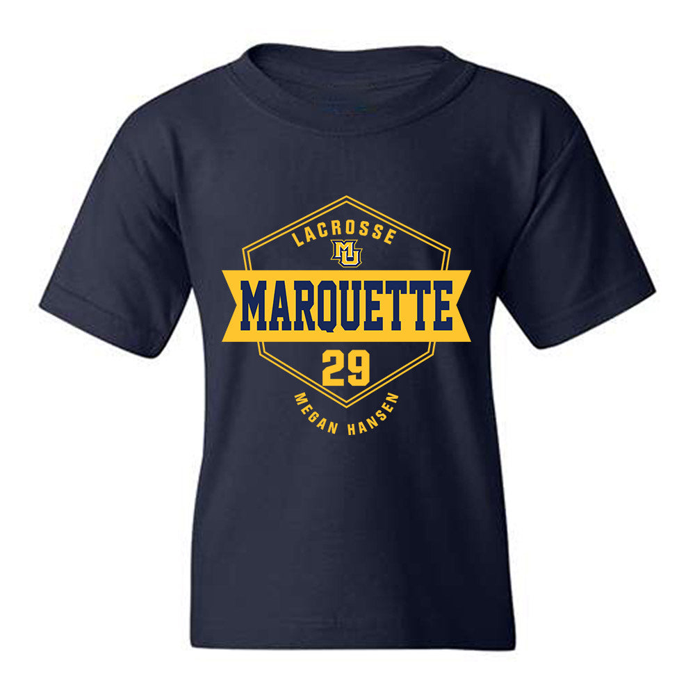 Marquette - NCAA Women's Lacrosse : Megan Hansen - Fashion Shersey Youth T-Shirt-0