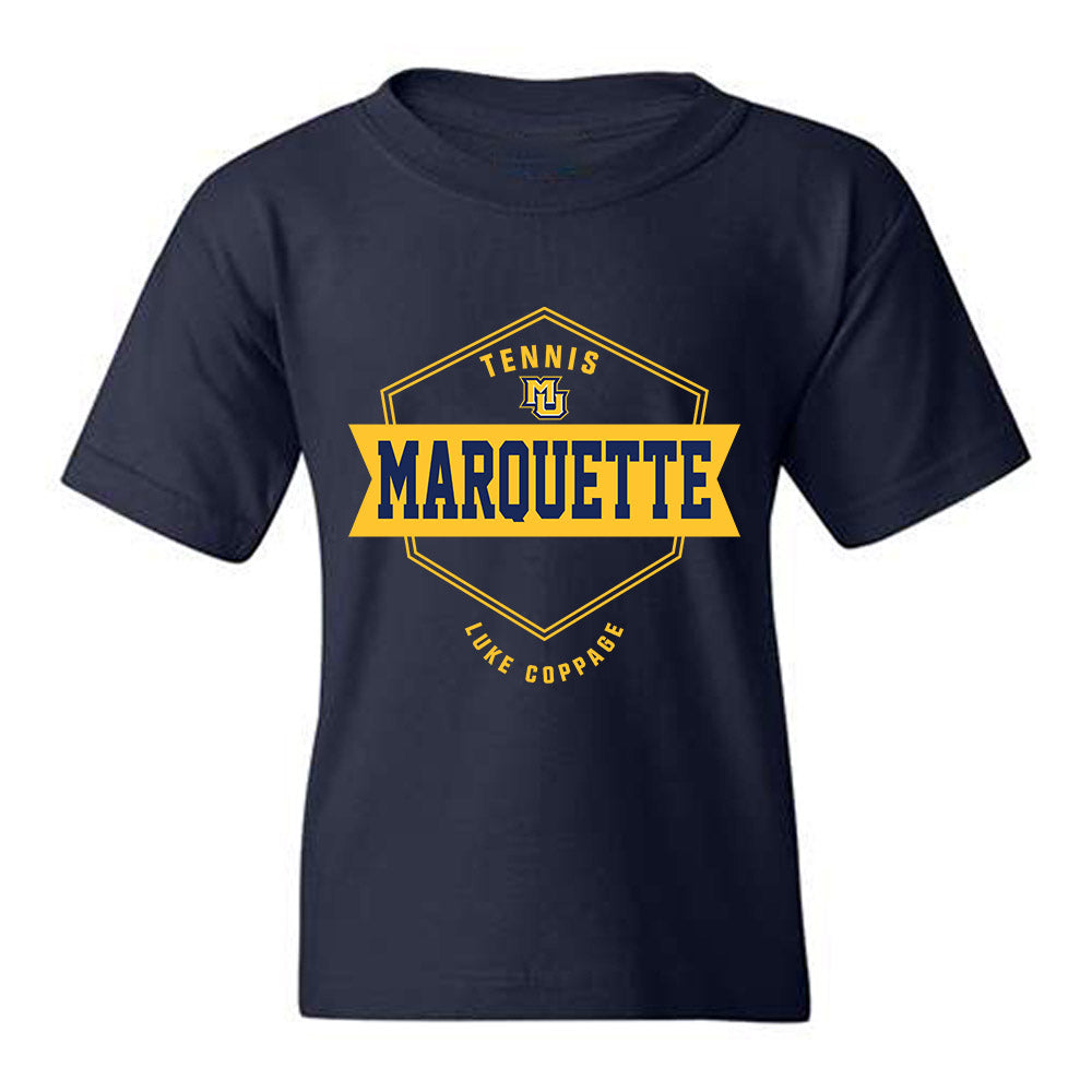Marquette - NCAA Men's Tennis : Luke Coppage - Fashion Shersey Youth T-Shirt-0