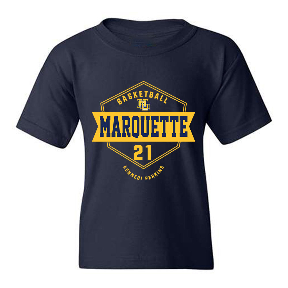 Marquette - NCAA Women's Basketball : Kennedi Perkins - Fashion Shersey Youth T-Shirt-0