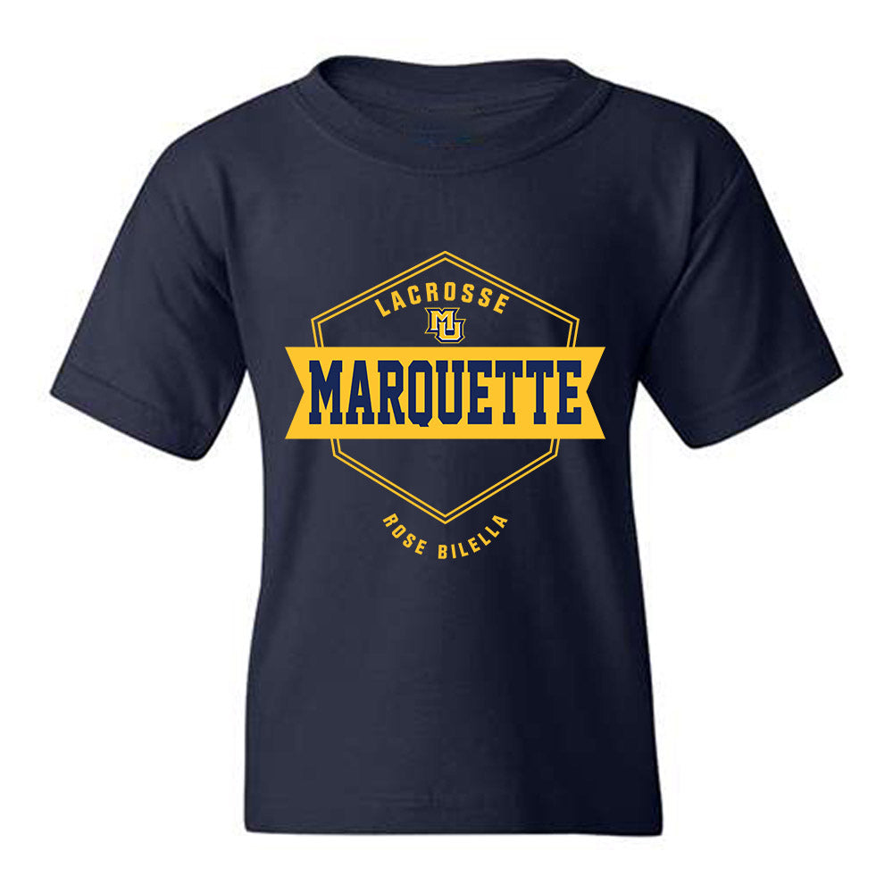 Marquette - NCAA Women's Lacrosse : Rose Bilella - Fashion Shersey Youth T-Shirt-0