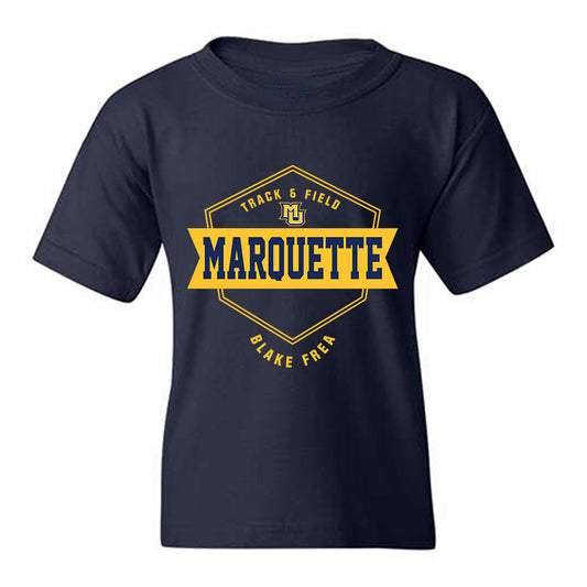 Marquette - NCAA Men's Track & Field : Blake Frea - Fashion Shersey Youth T-Shirt-0