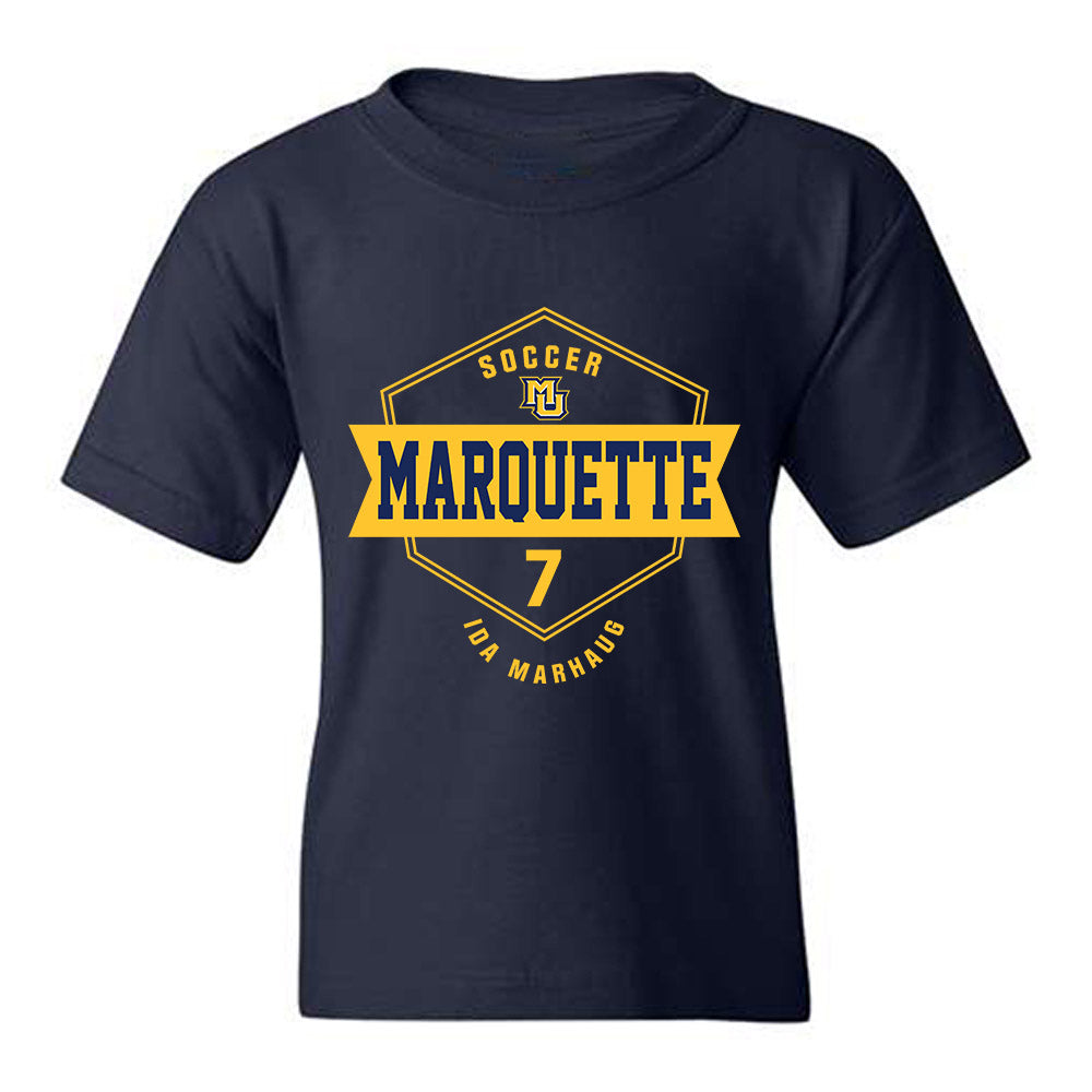 Marquette - NCAA Women's Soccer : Ida Marhaug - Fashion Shersey Youth T-Shirt-0