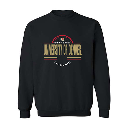 DU - NCAA Men's Swimming & Diving : Kito Campbell - Classic Fashion Shersey Crewneck Sweatshirt-0