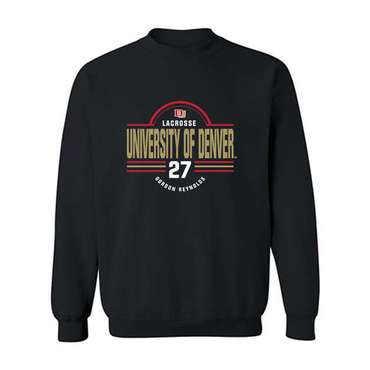DU - NCAA Men's Lacrosse : Gordon Reynolds - Classic Fashion Shersey Crewneck Sweatshirt-0