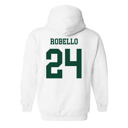 Hawaii - NCAA Baseball : Hekili Robello - Classic Shersey Hooded Sweatshirt-1