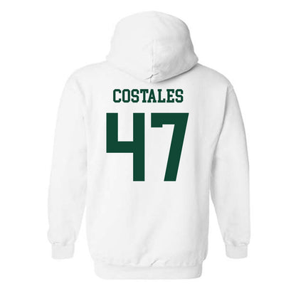 Hawaii - NCAA Football : Kingston Costales - Classic Shersey Hooded Sweatshirt-1