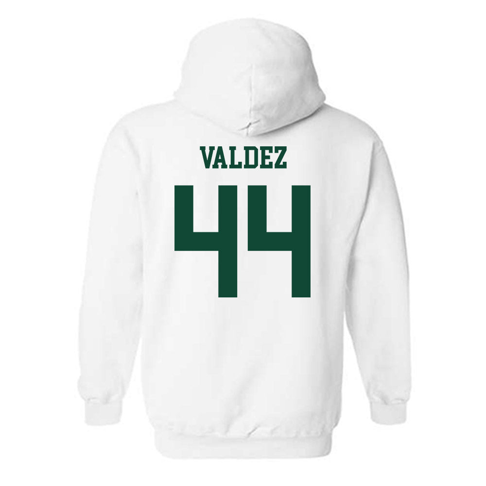 Hawaii - NCAA Baseball : Derek Valdez - Classic Shersey Hooded Sweatshirt-1