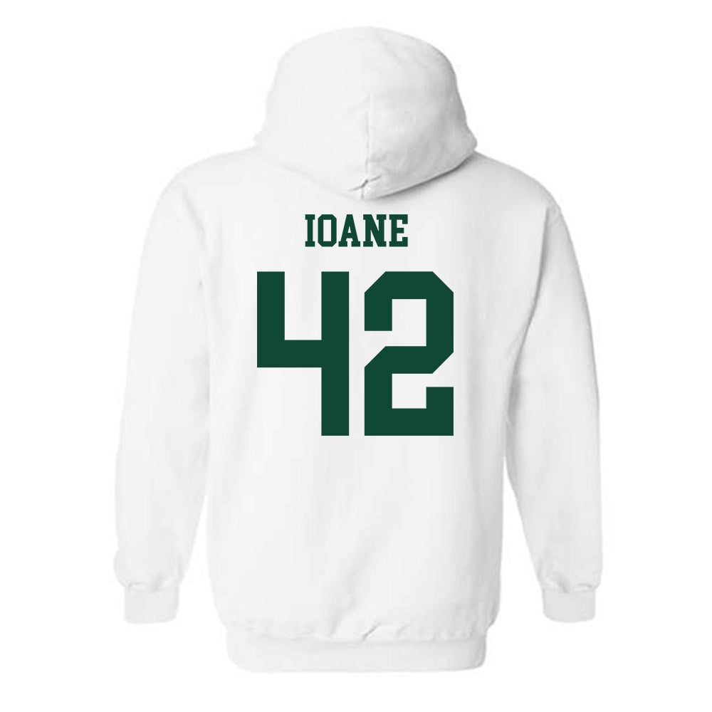 Hawaii - NCAA Football : Matteus Ioane - Classic Shersey Hooded Sweatshirt-1