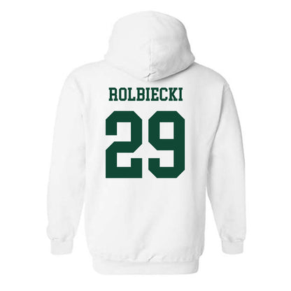 Hawaii - NCAA Baseball : Evan Rolbiecki - Classic Shersey Hooded Sweatshirt-1