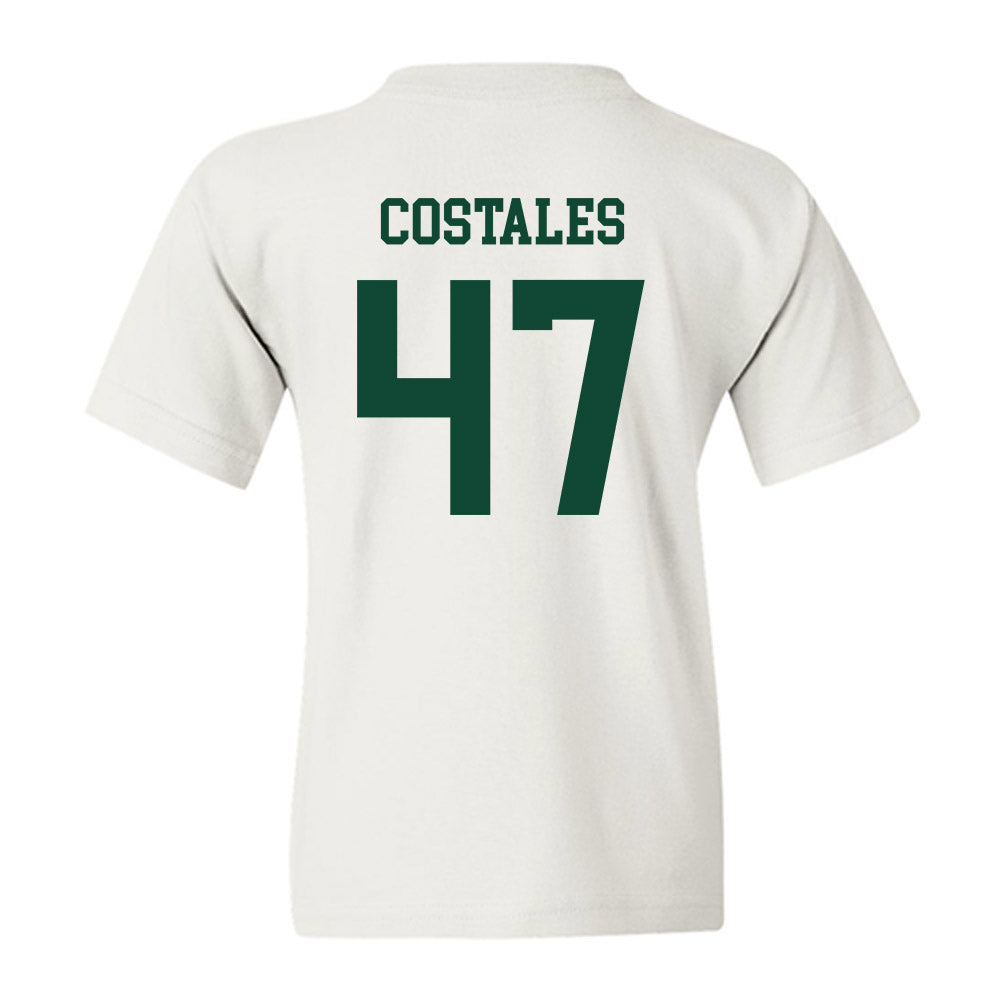 Hawaii - NCAA Football : Kingston Costales - Classic Shersey Youth T-Shirt-1
