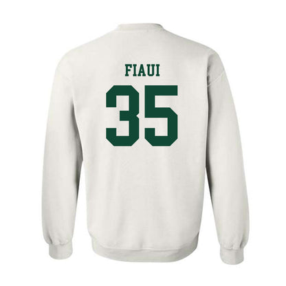 Hawaii - NCAA Football : Junior Fiaui - Classic Shersey Crewneck Sweatshirt-1
