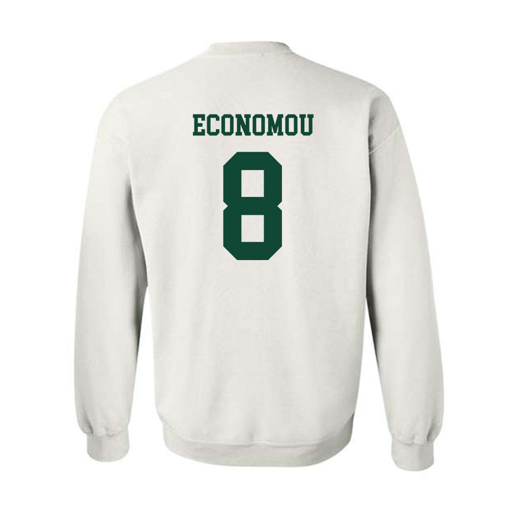 Hawaii - NCAA Men's Basketball : AJ Economou - Classic Shersey Crewneck Sweatshirt-1